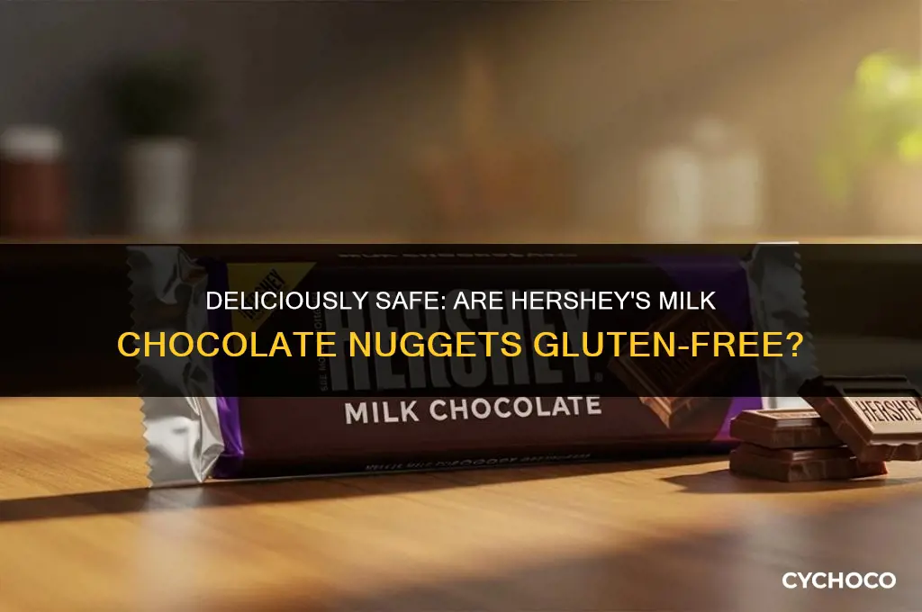 are hershey milk chocolate nuggets gluten free