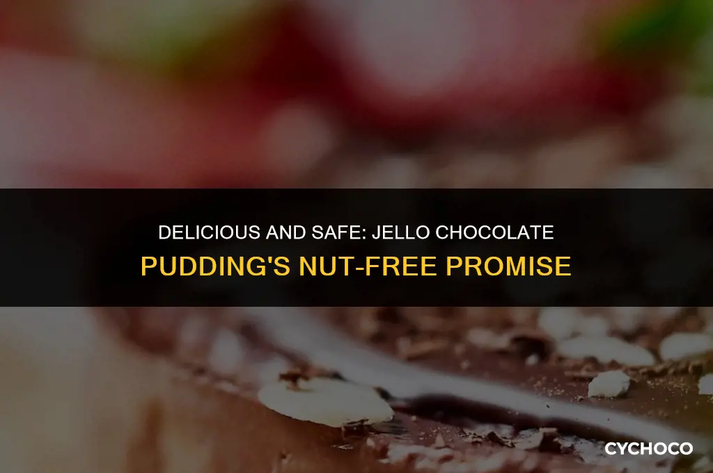 are jello chocolate pudding nut free