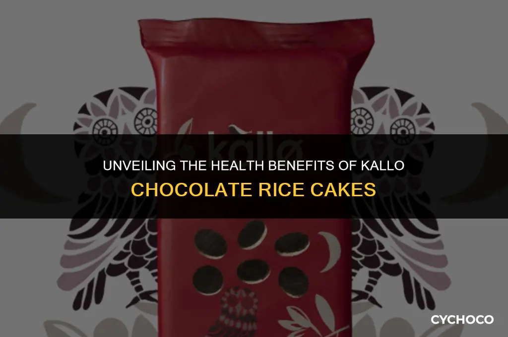 are kallo chocolate rice cakes healthy