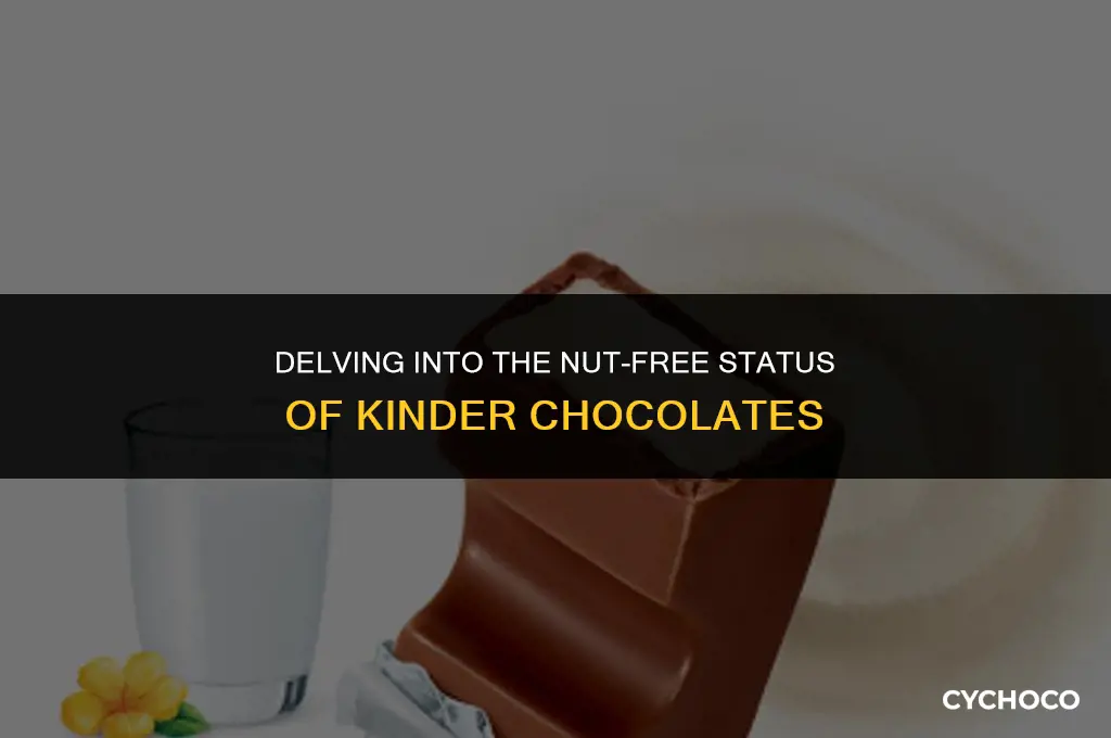 are kinder chocolates nut free