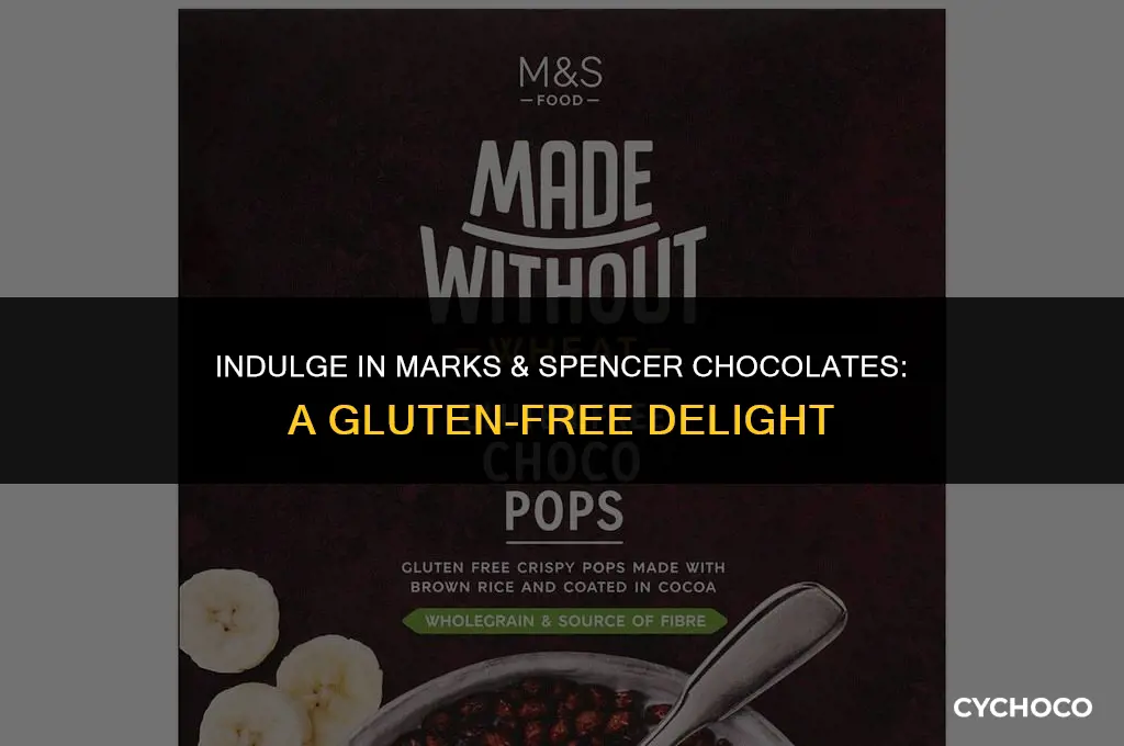 are marks and spencer chocolates gluten free