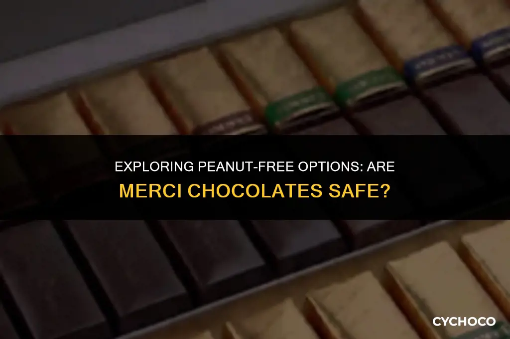 are merci chocolates peanut free