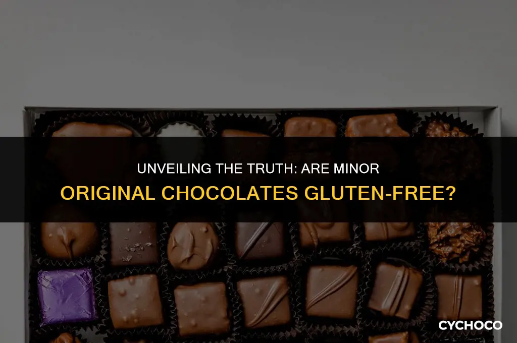 are minor original chocolates gluten free