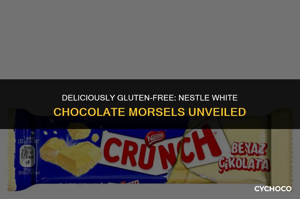 are nestle white chocolate morsels gluten free
