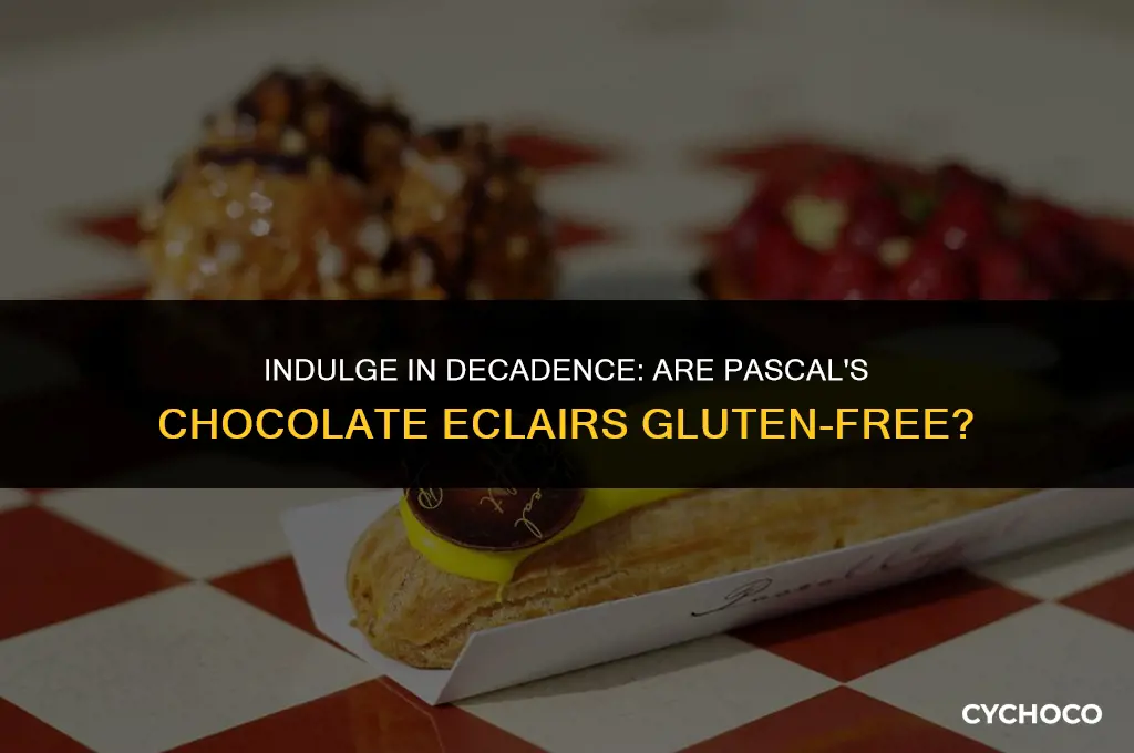 are pascall chocolate eclairs gluten free