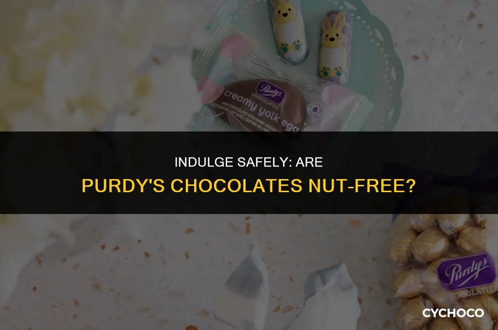 are purdys chocolates nut free