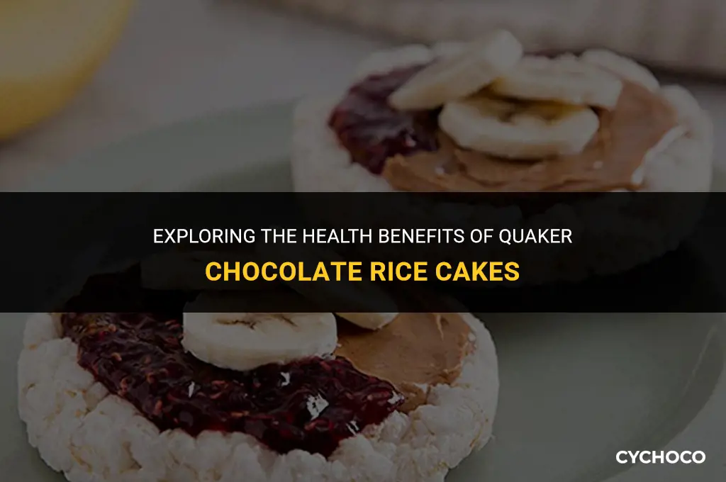 are quaker chocolate rice cakes healthy