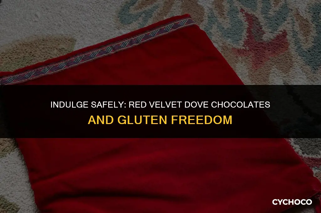are red velvet dove chocolates gluten free