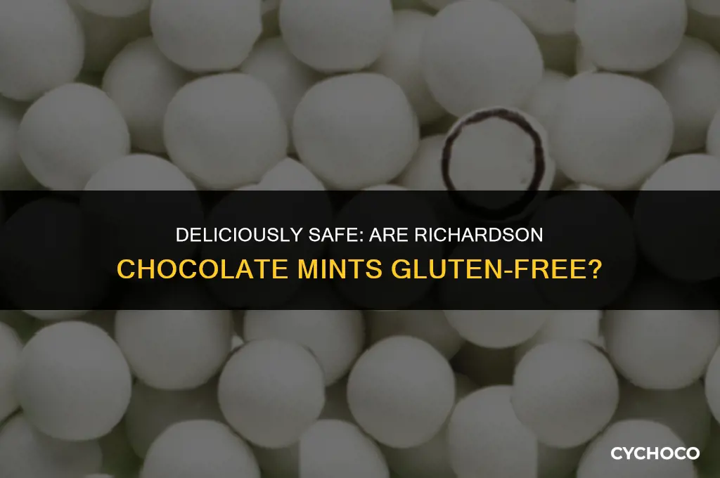 are richardson chocolate mints gluten free