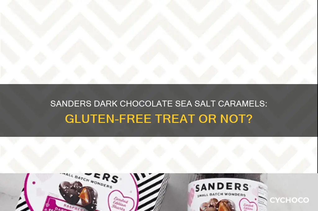 are sanders dark chocolate sea salt caramels gluten free
