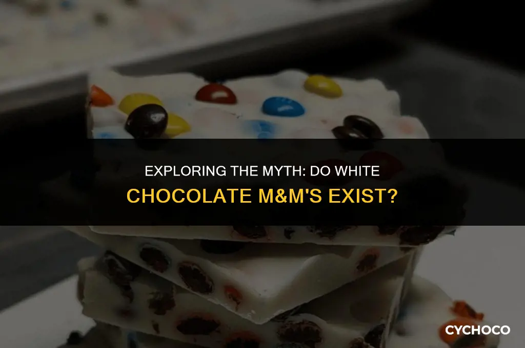 are there white chocolate m&amp