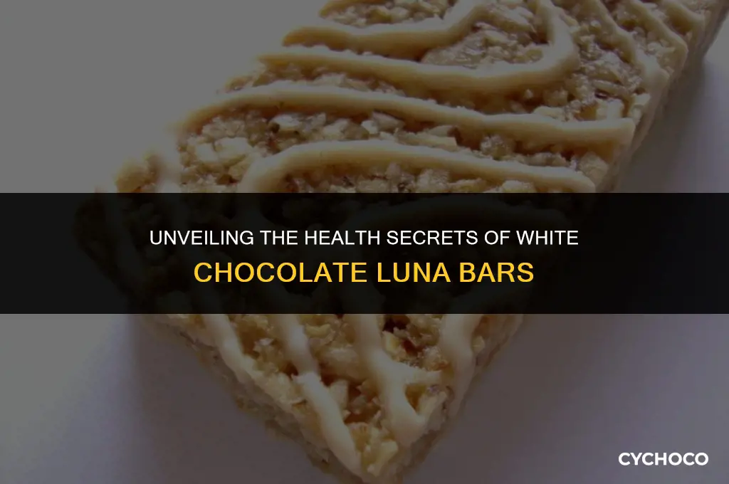 are white chocolate luna bars healthy