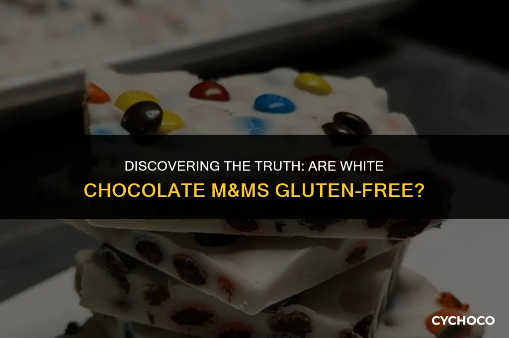 are white chocolate m&ms gluten free