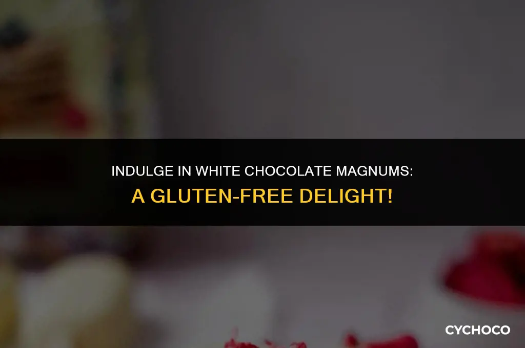 are white chocolate magnums gluten free