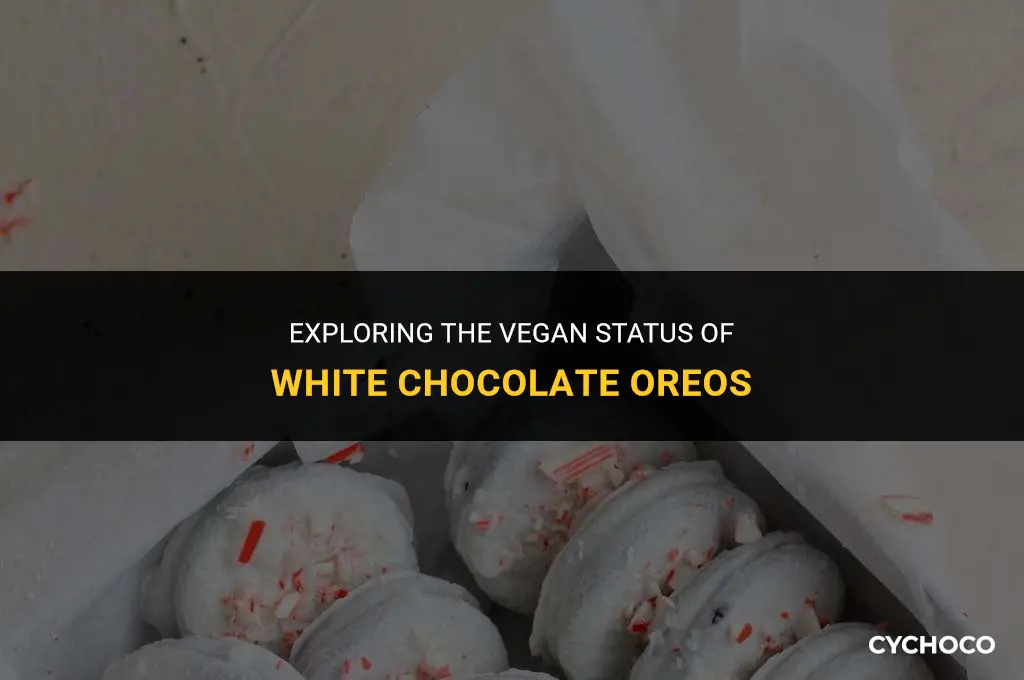 are white chocolate oreos vegan