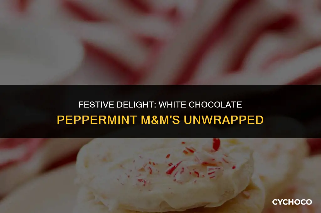 are white chocolate peppermint m&amp