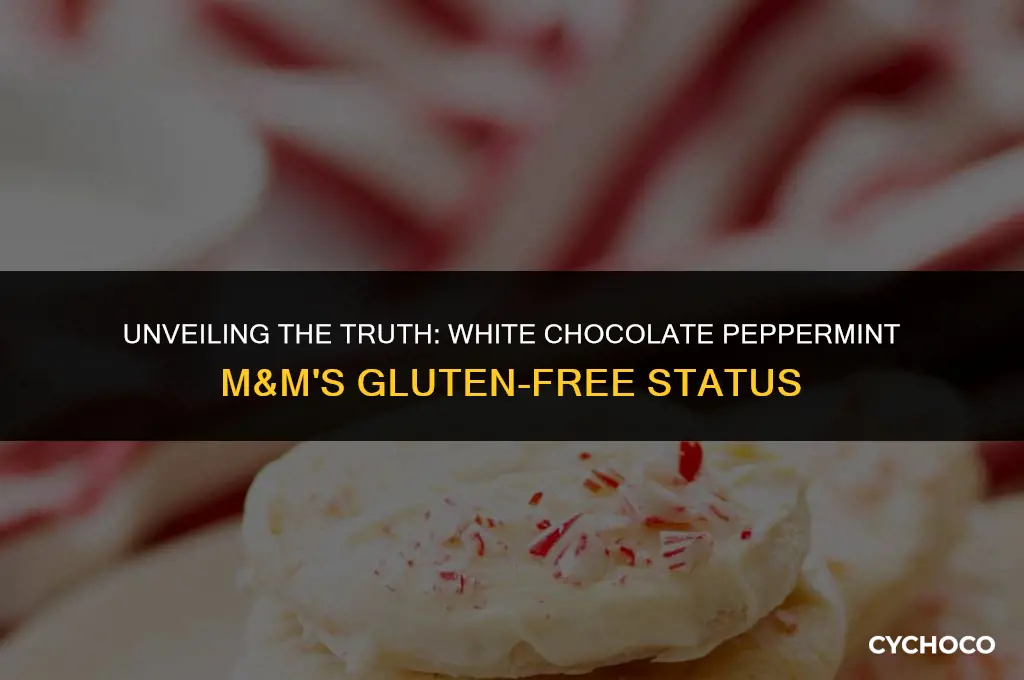 are white chocolate peppermint m&m