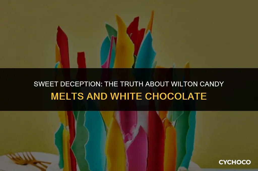 are wilton candy melts white chocolate
