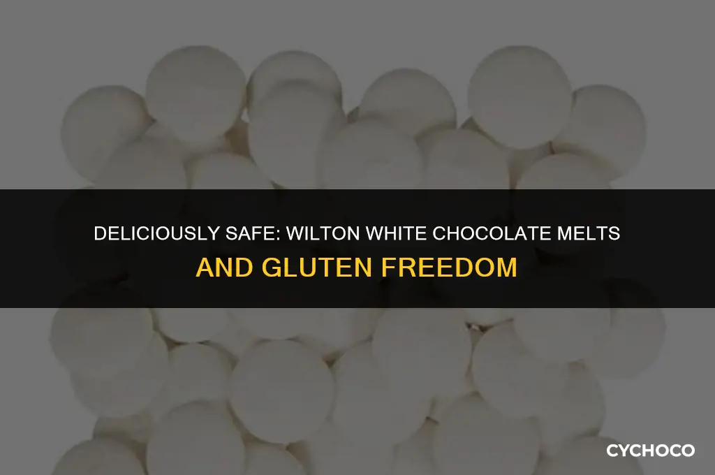 are wilton white chocolate melts gluten free