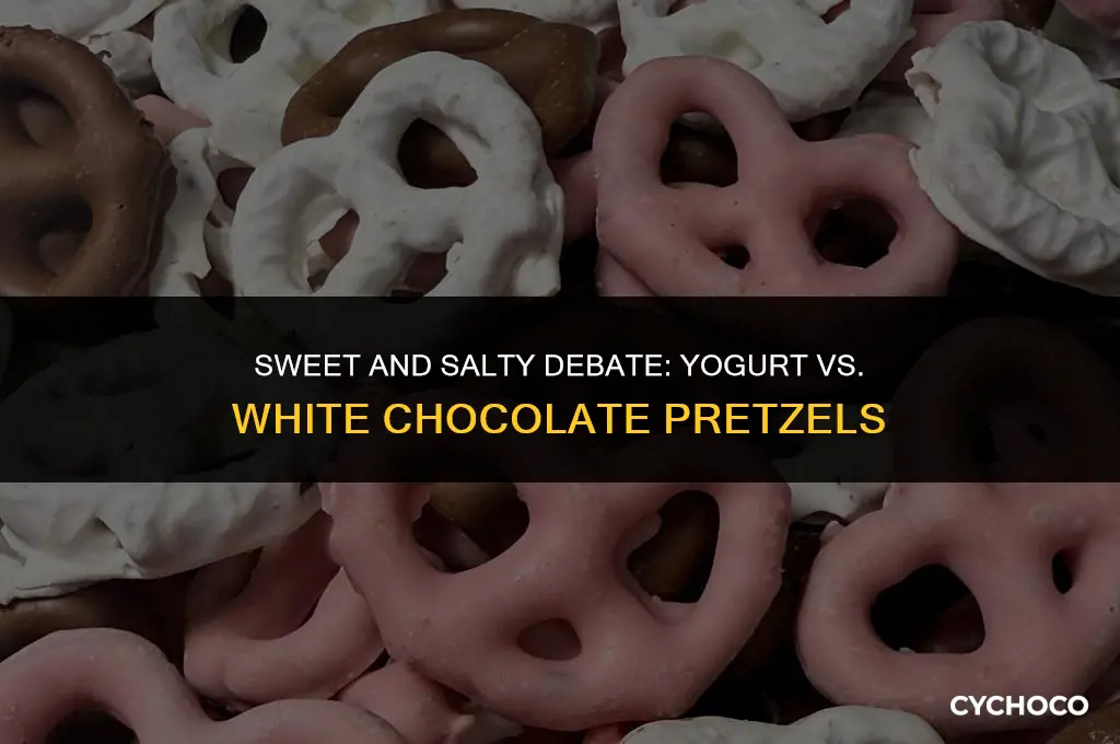 are yogurt covered pretzels the same as white chocolate