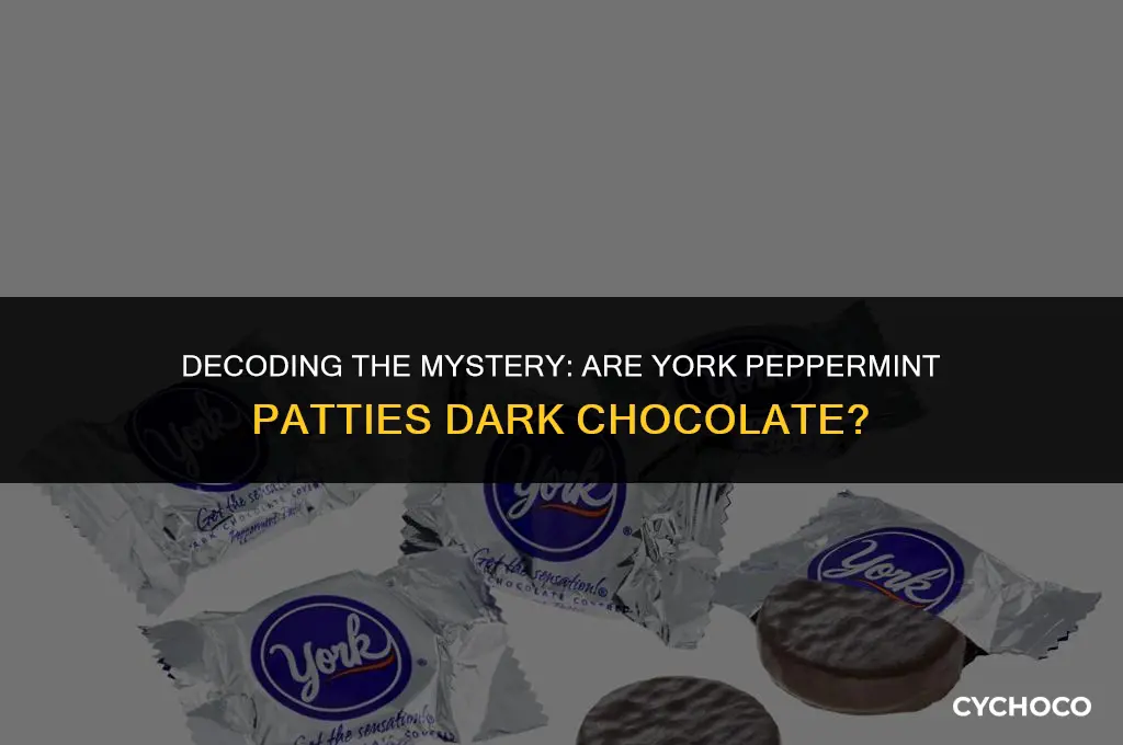 are york peppermint patties dark chocolate