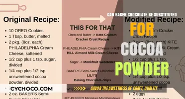 Sweet Swaps: Can Baker's Chocolate Replace Cocoa Powder?