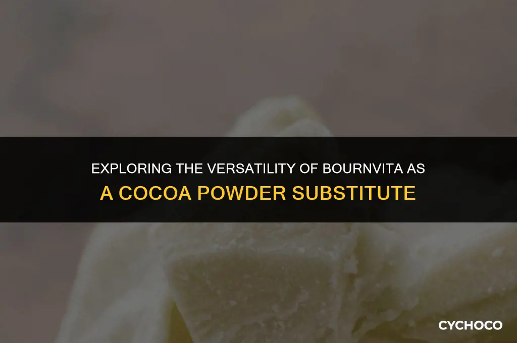 can bournvita be used instead of cocoa powder