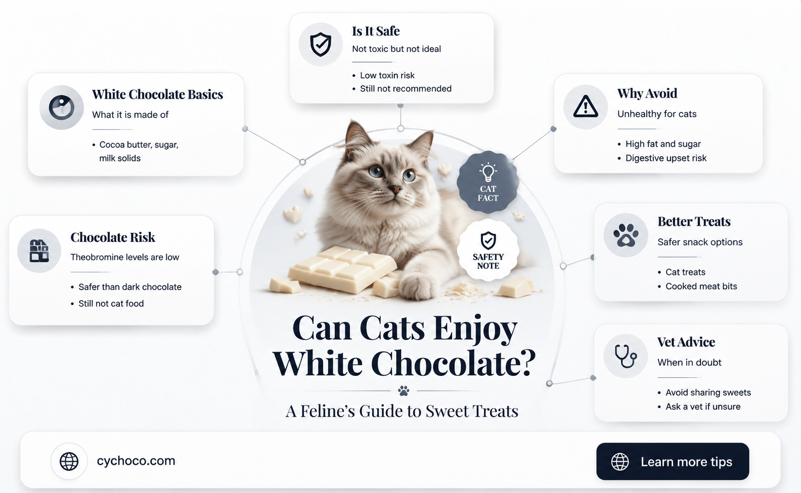 are cats allowed white chocolate
