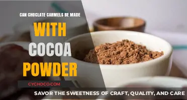 Sweet Alchemy: Crafting Chocolate Caramels with Cocoa Powder