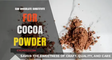 Sweet Swaps: Can Chocolate Substitute for Cocoa Powder?