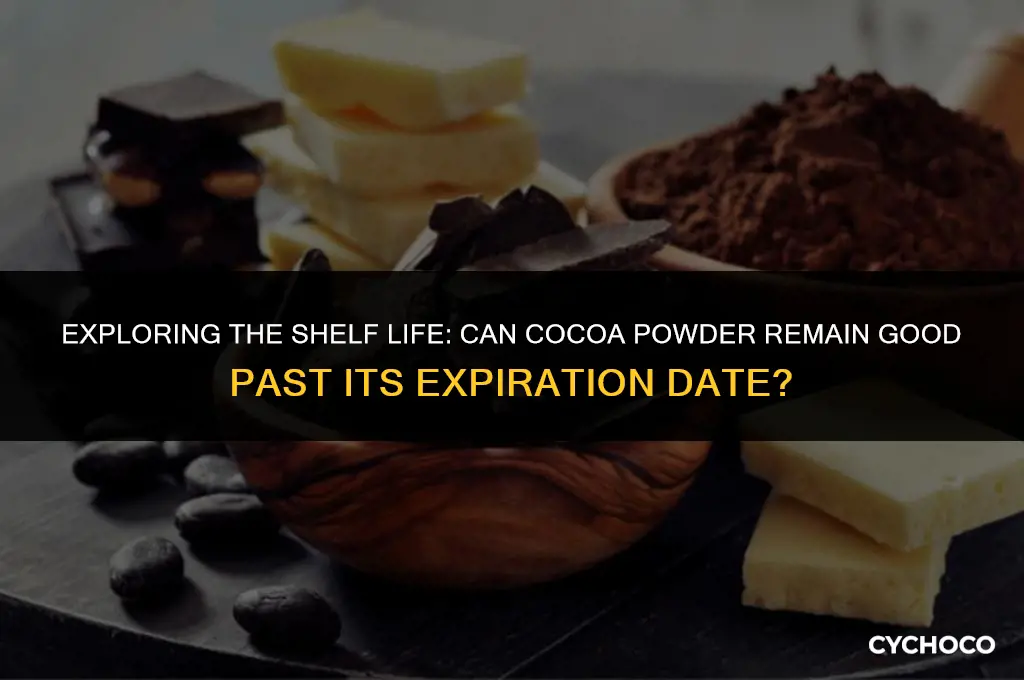 can cocoa powder be good past its expiration date