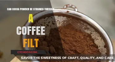 Sifting Through the Myths: Can Cocoa Powder Be Strained Like Coffee?