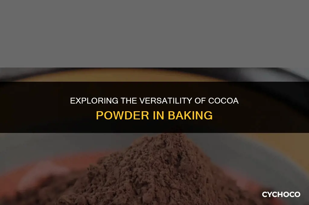 can cocoa powder be used as flour