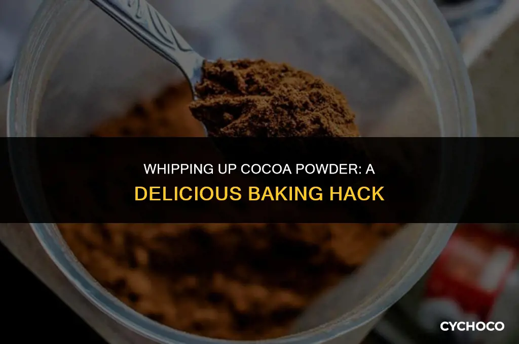 can cocoa powder be whipped