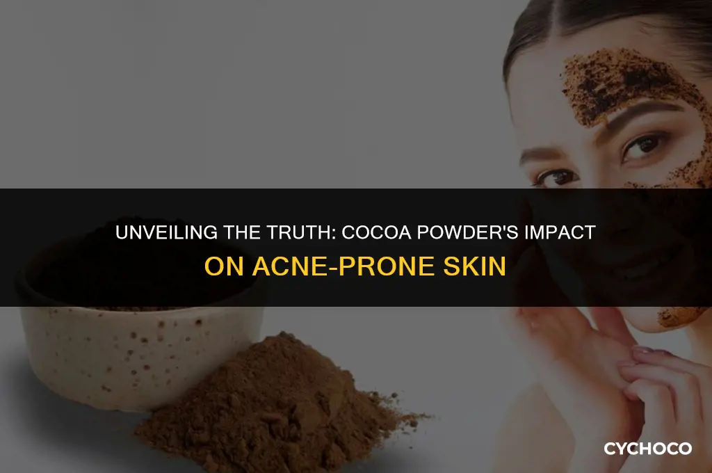 can cocoa powder cause acne