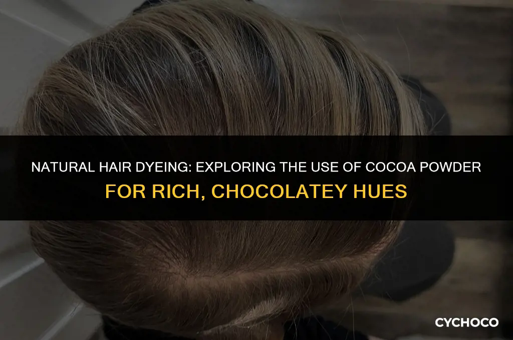 can cocoa powder dye hair