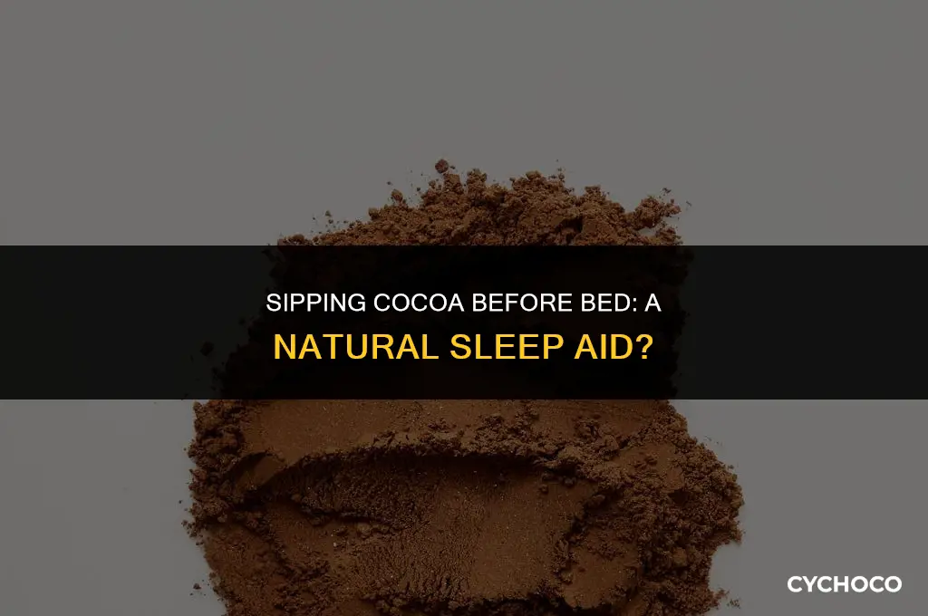 can cocoa powder help you sleep