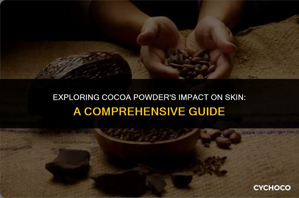 can cocoa powder irritate the skin