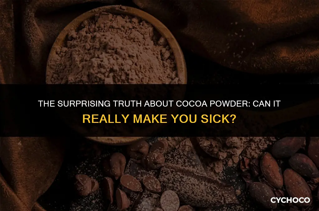 can cocoa powder make you sick