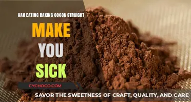 The Bitter Truth: Can Eating Baking Cocoa Straight Make You Sick?