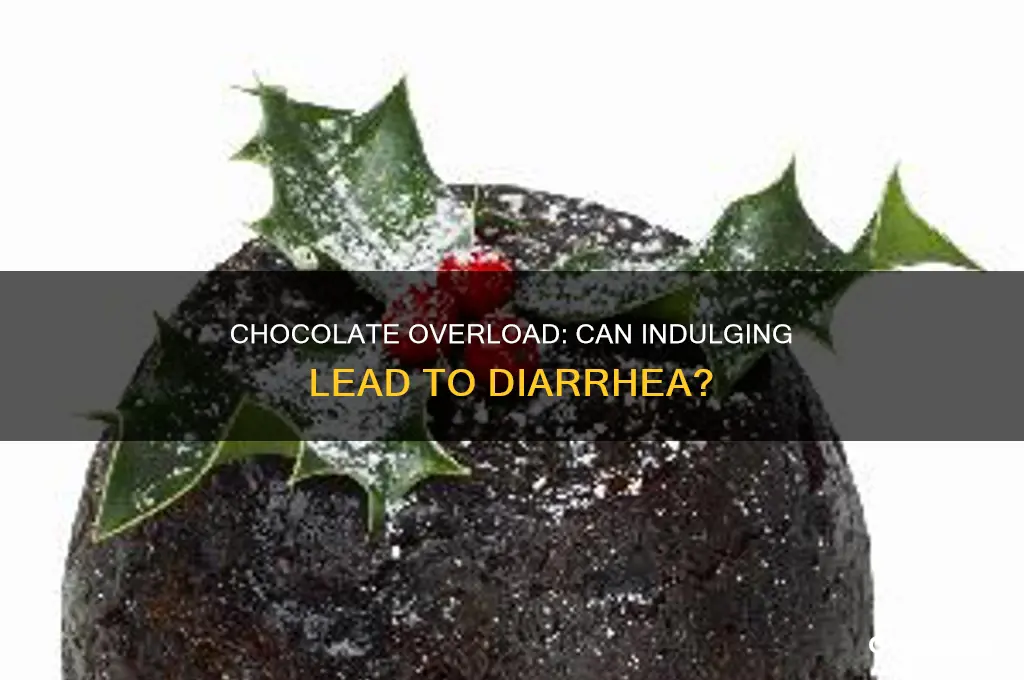 can eating lots of chocolate cause diarrhea