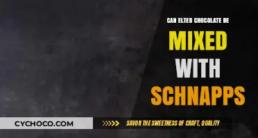 Mixing Melted Chocolate with Schnapps: A Delicious Experiment