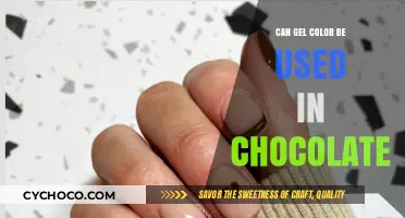 Sweet Spectrum: Exploring Gel Colors in Chocolate Creations