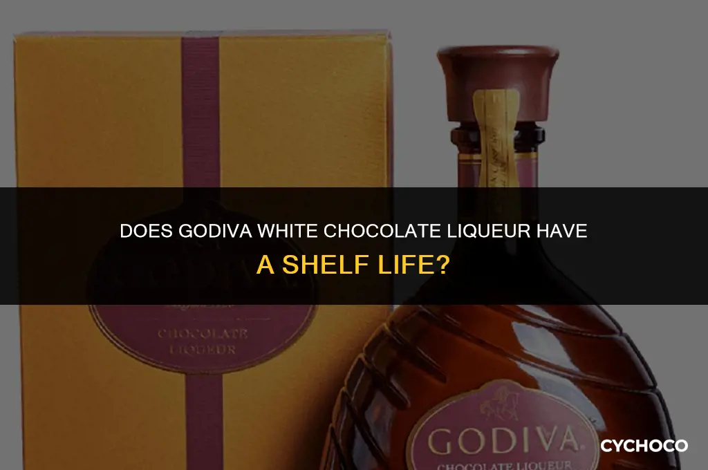 can godiva white chocolate liqueur spoil