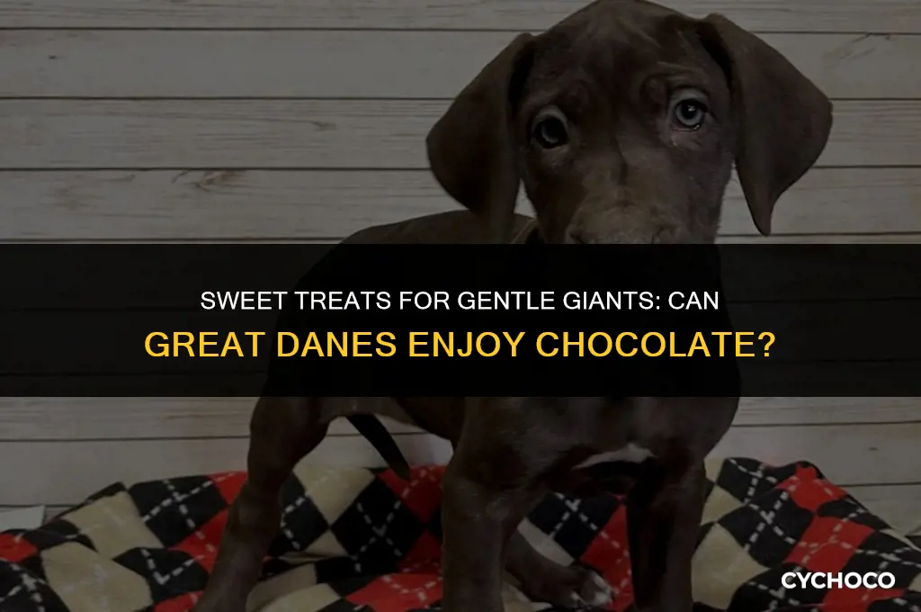 can great danes eat chocolate