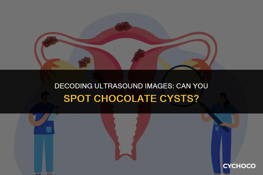 can guyou see chocolate cysts okn ultrasound