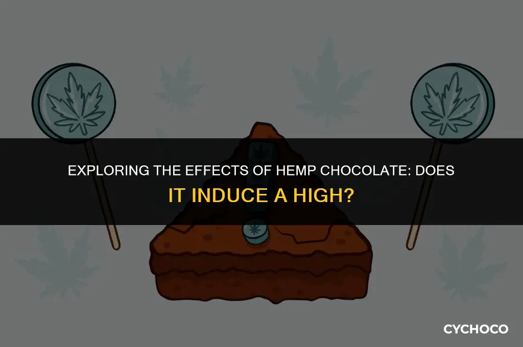 can hemp chocolate get you high