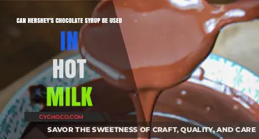 Sweetening Your Milk: Hershey's Chocolate Syrup Delight