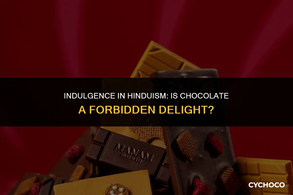 can hindu eat chocolate