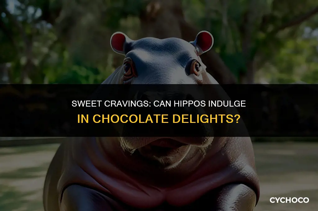 can hippos eat chocolate